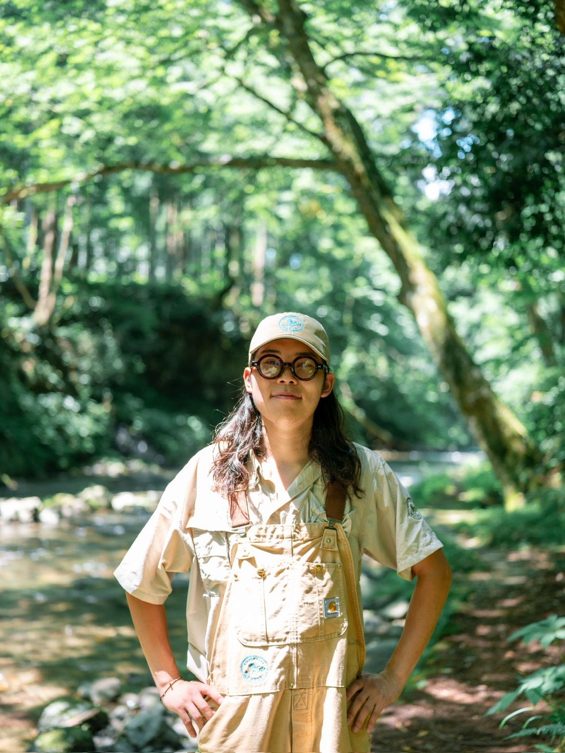 ガイド清野慎太郎（足羽川で）